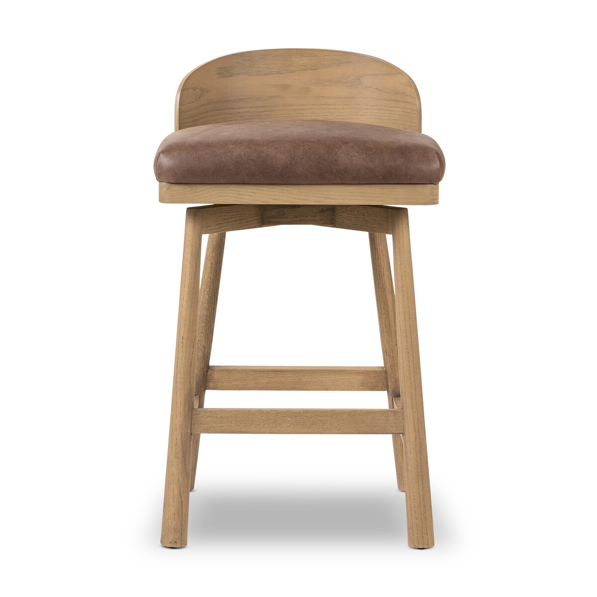 Sgabello da cucina girevole in legno di deriva