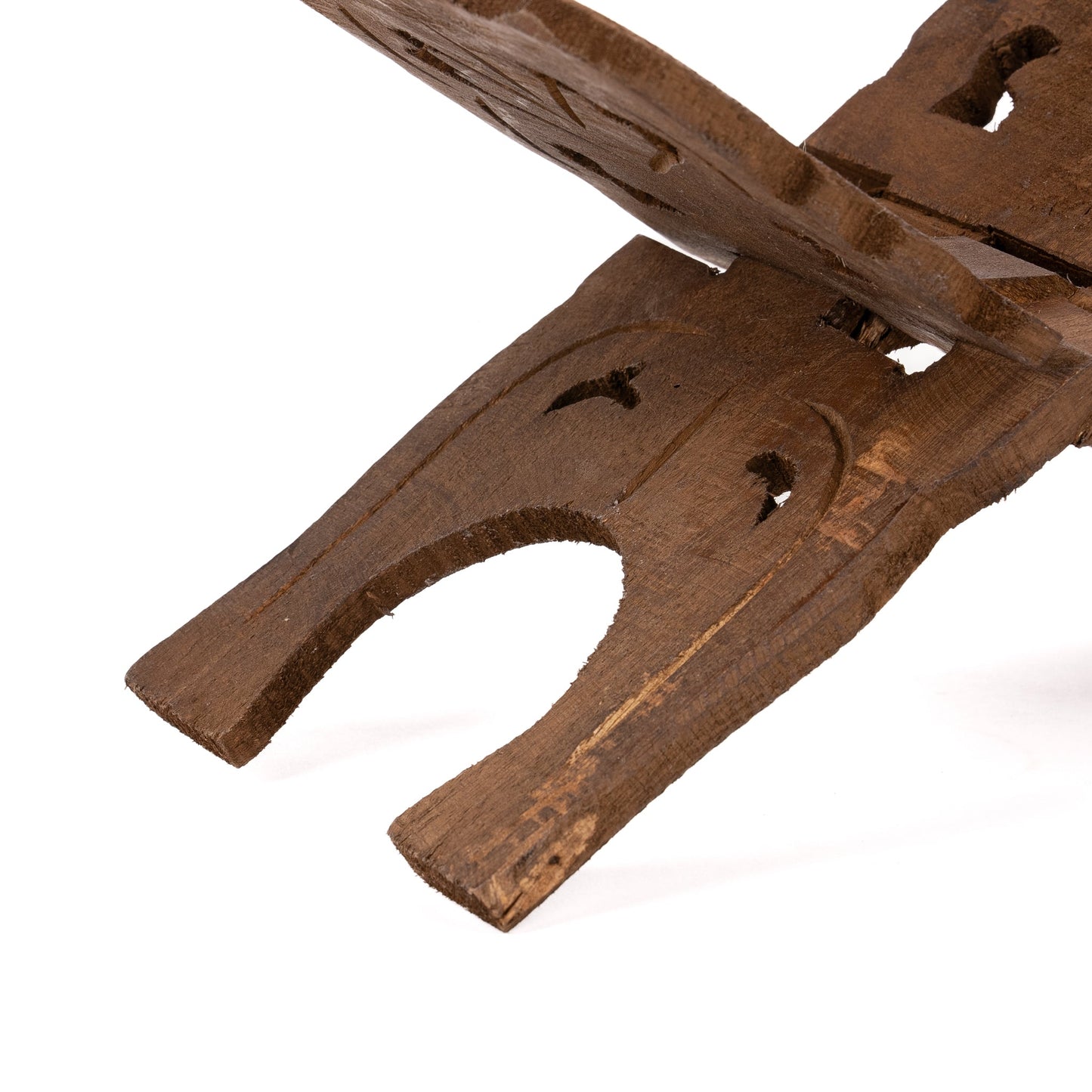 Porta libri in legno di recupero Vancel