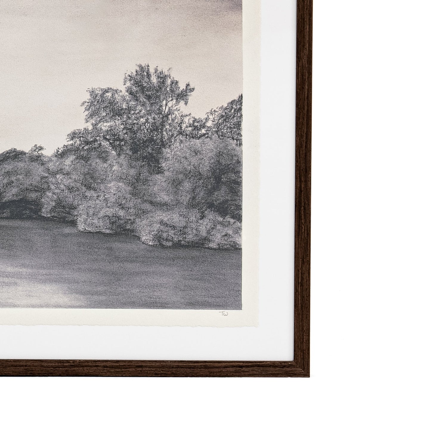 The Absence Of di Tenaya Wickstrand, 37 x 29,5, cornice Espresso