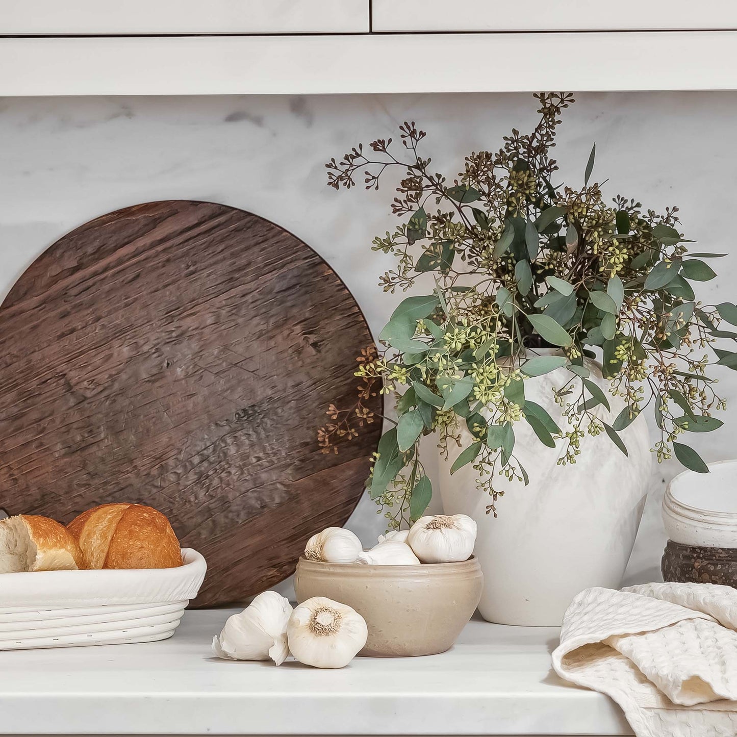 Cestino per la lievitazione del pane Banneton in rattan