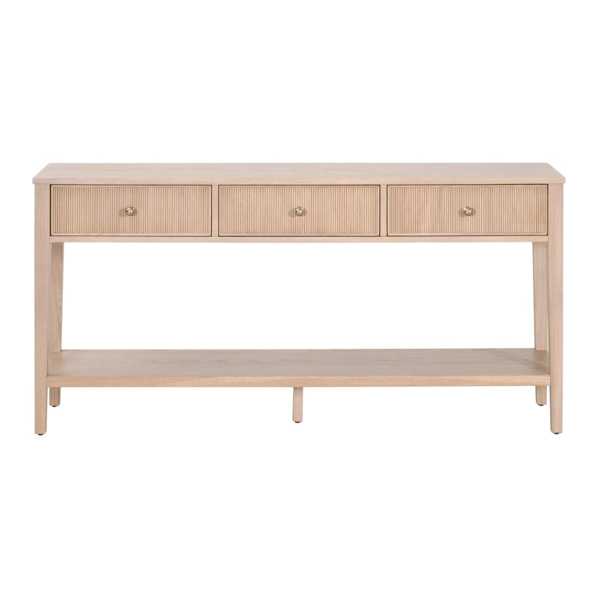 Tavolo consolle Rowan a 3 cassetti