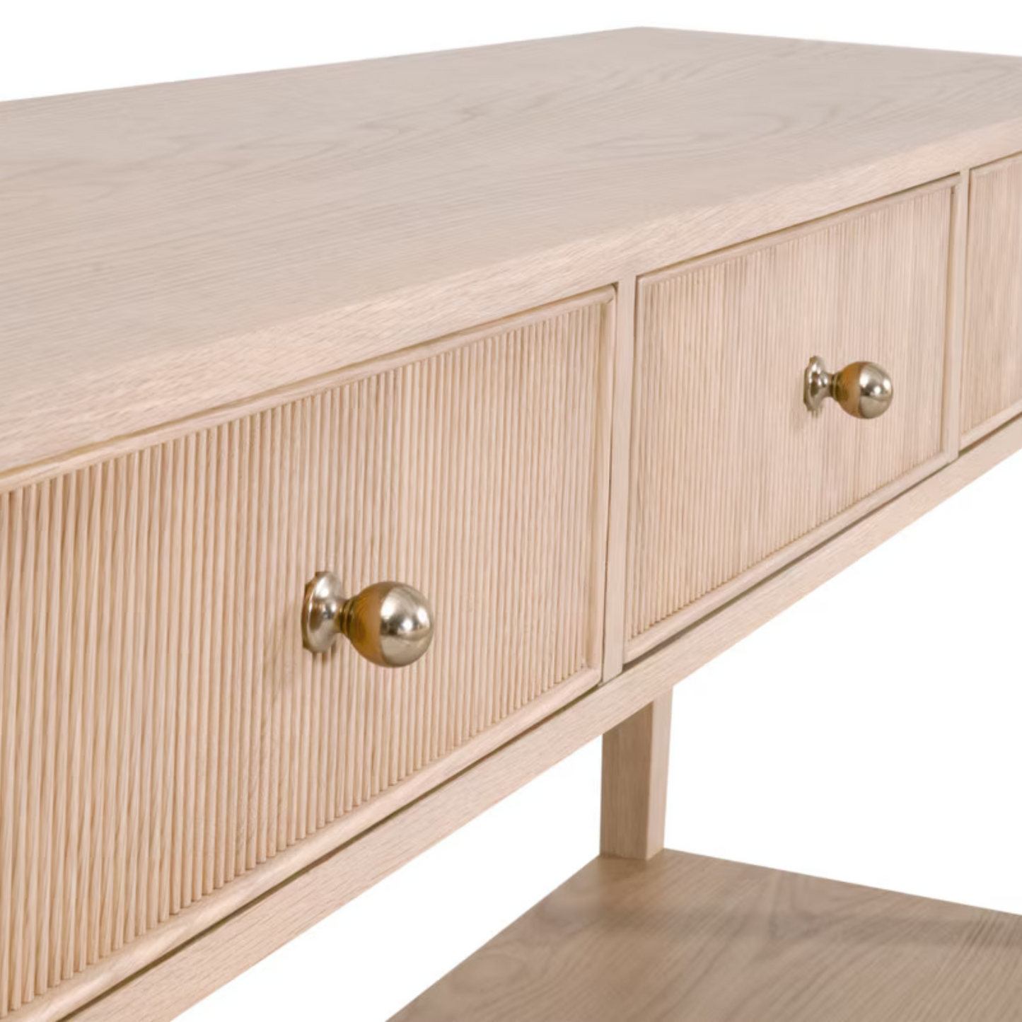 Tavolo consolle Rowan a 3 cassetti