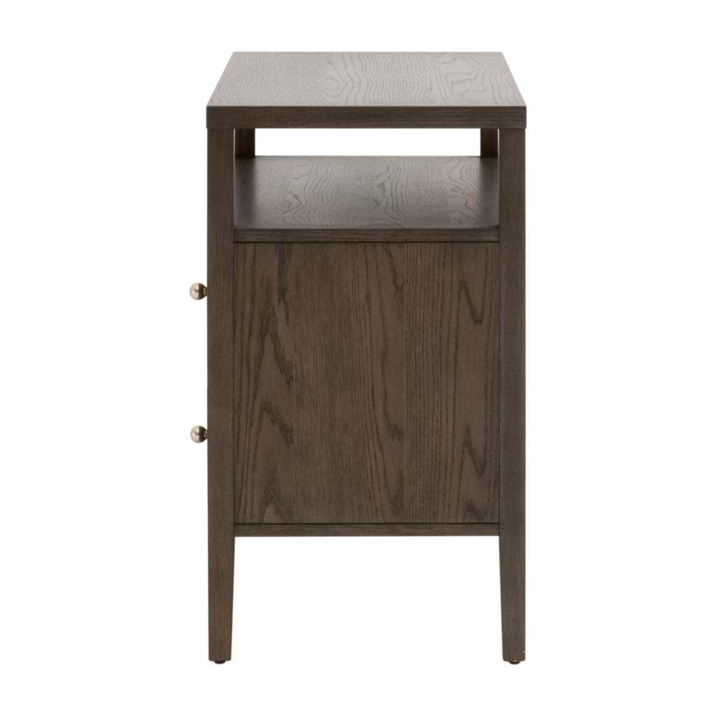 Comodino Rowan Open Shelf a 2 cassetti