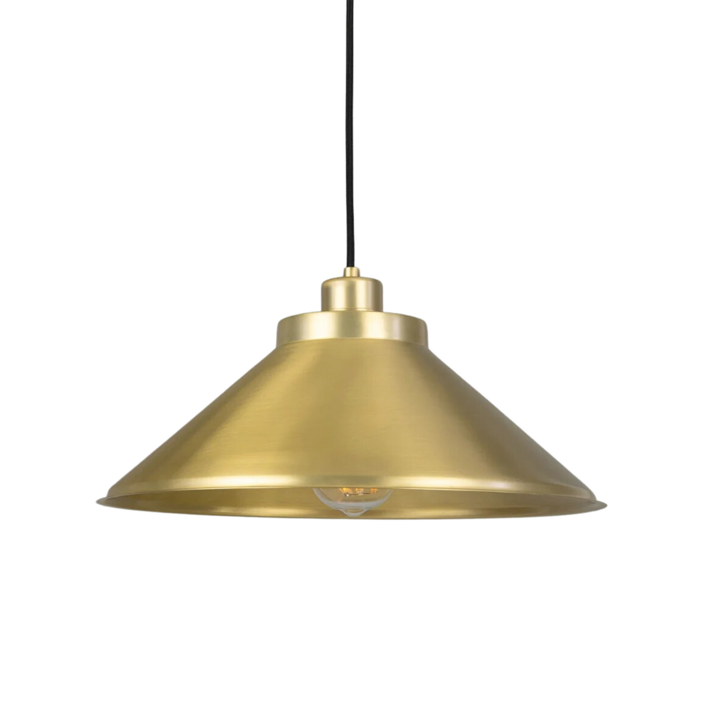 Lampada a sospensione Rider Vintage in ottone
