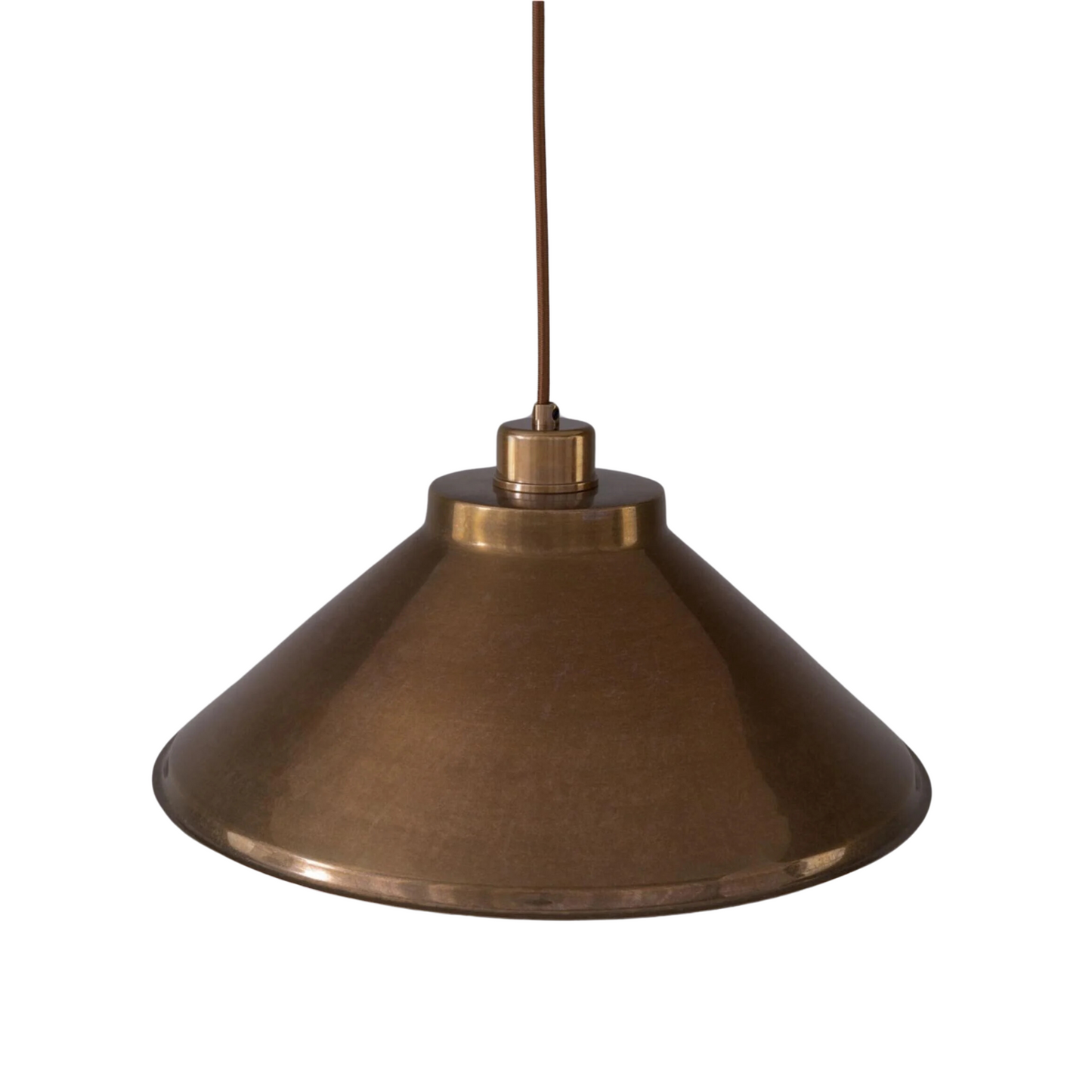 Lampada a sospensione Rider Vintage in ottone
