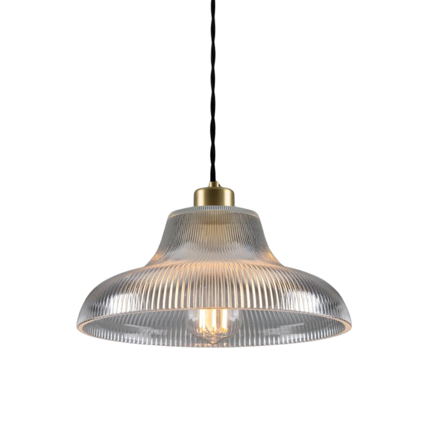 Lampada a sospensione in vetro Abram