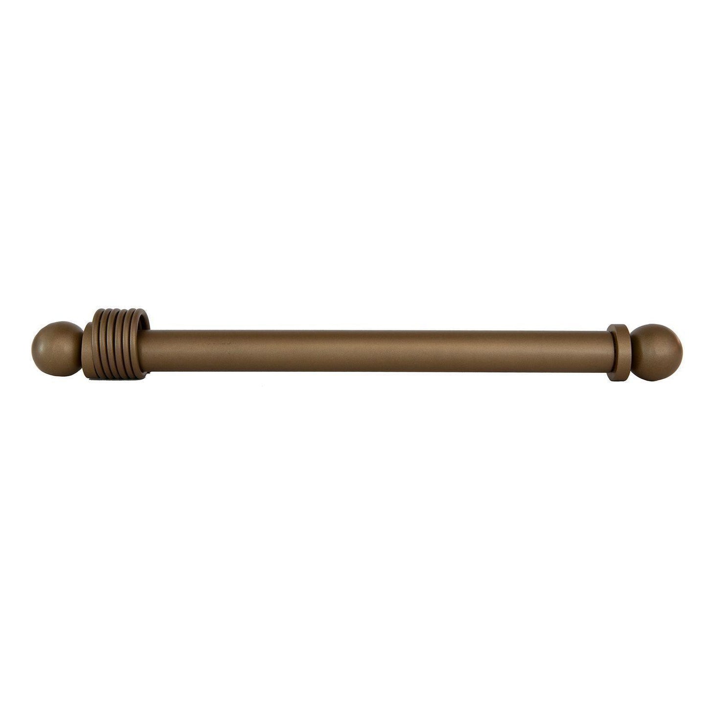 Ferramenta per tendaggi finali con sfera in ottone