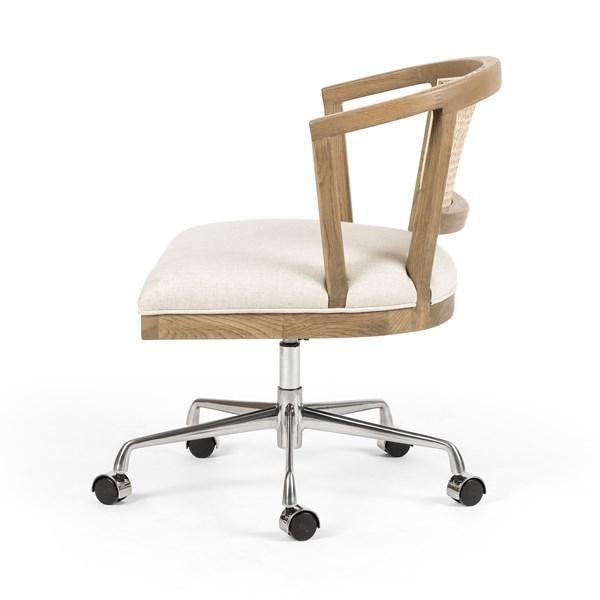 Sedia da scrivania Loren, rovere miele chiaro