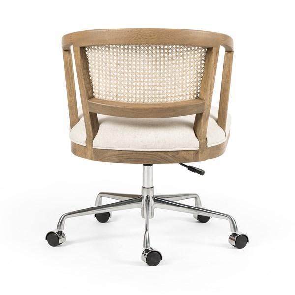 Sedia da scrivania Loren, rovere miele chiaro
