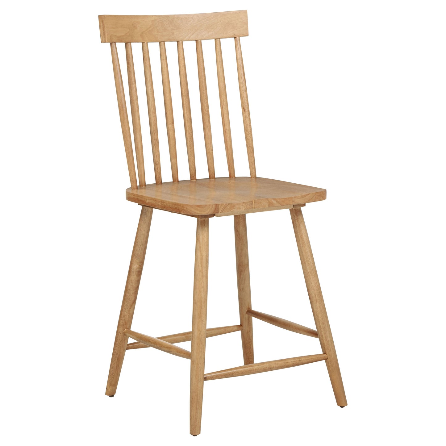 Chaise de salle à manger hauteur comptoir Andrews Windsor en frêne clair
