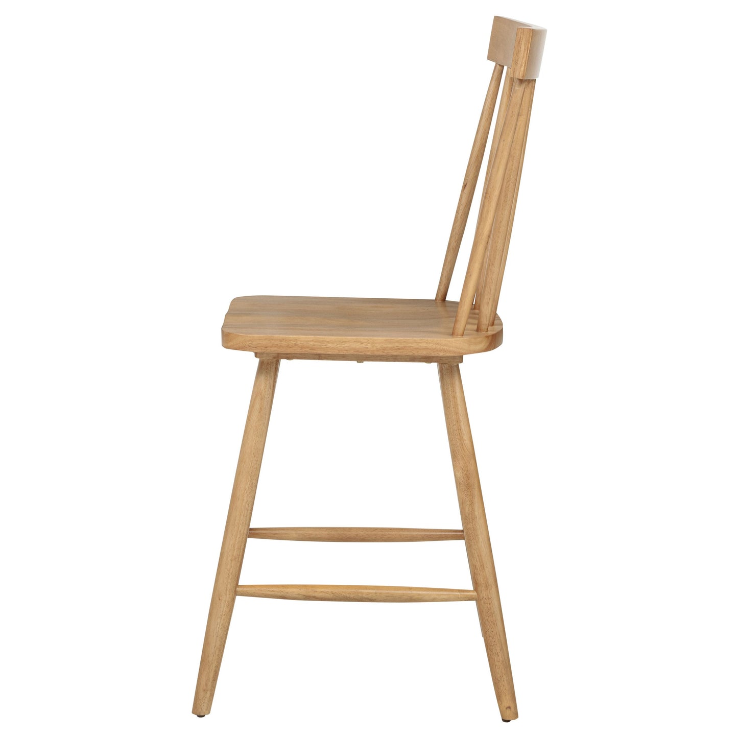 Chaise de salle à manger hauteur comptoir Andrews Windsor en frêne clair