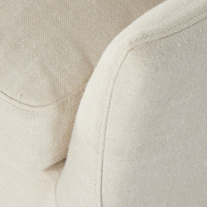 Poltrona girevole con fodera Melina