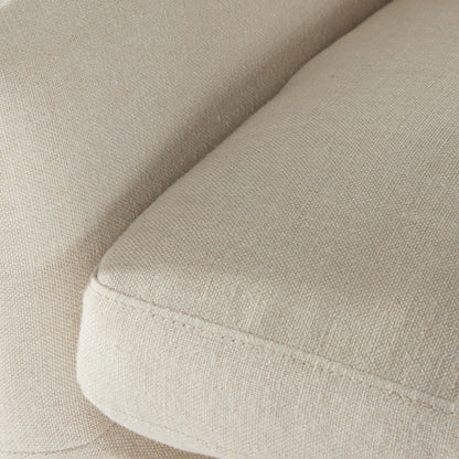 Poltrona girevole con fodera Melina