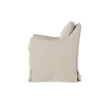 Poltrona girevole con fodera Melina