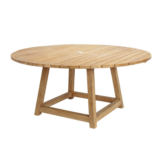 Tavolo rotondo in teak Banyan