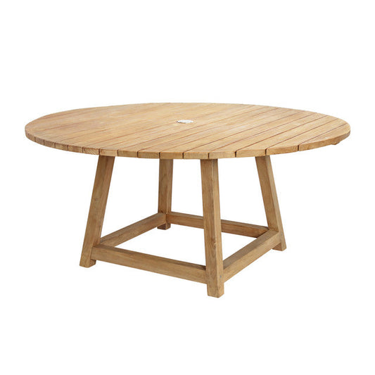 Tavolo rotondo in teak Banyan