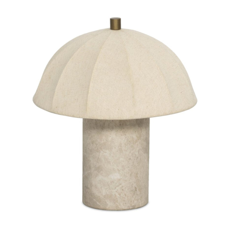 Lampada in ceramica di ontano