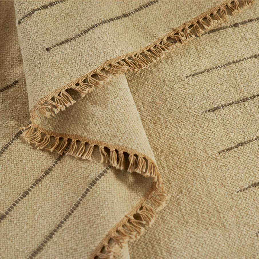 Tappeto tessuto a mano Pure Salt x Momeni Corfu Beige