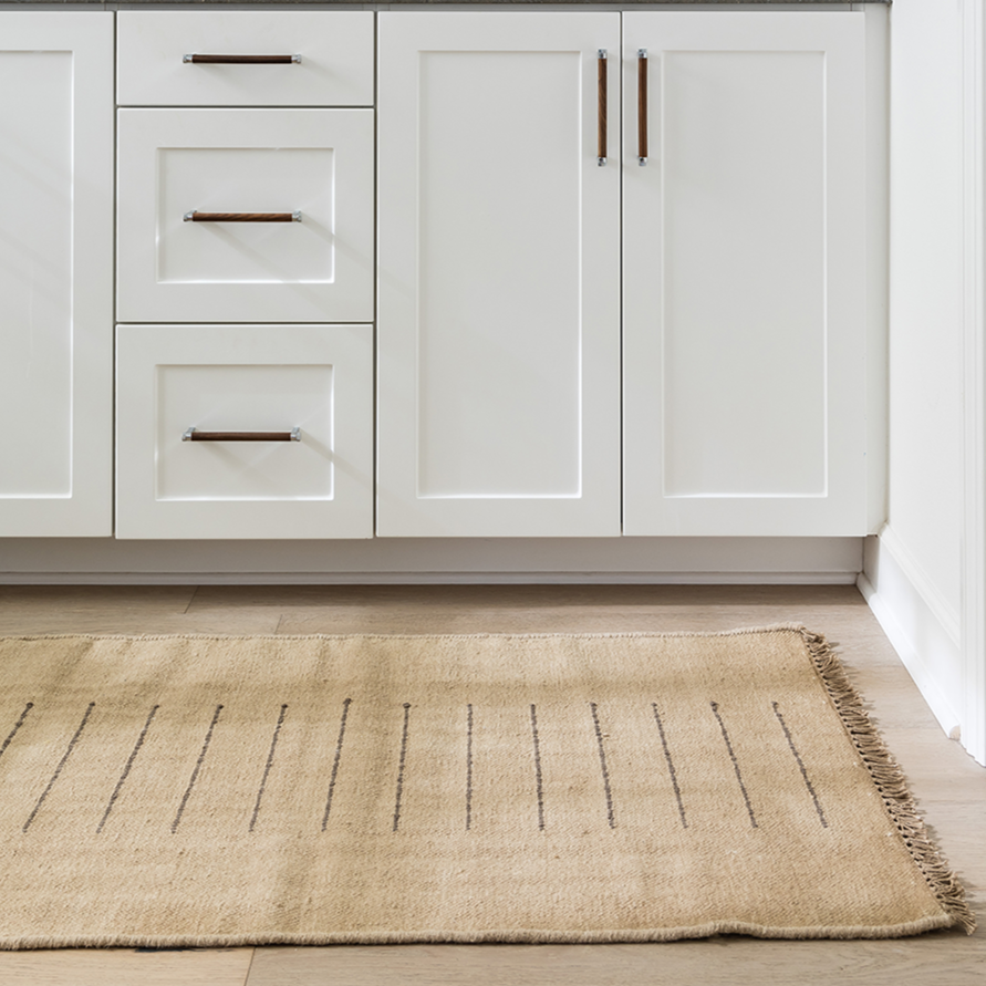 Tappeto tessuto a mano Pure Salt x Momeni Corfu Beige