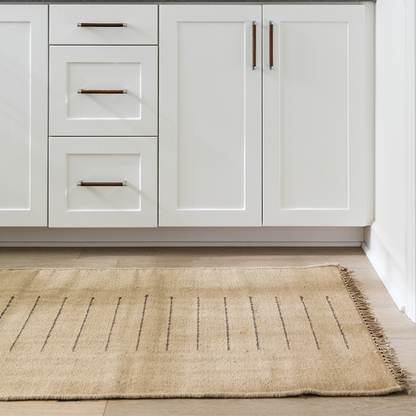 Tappeto tessuto a mano Pure Salt x Momeni Corfu Beige