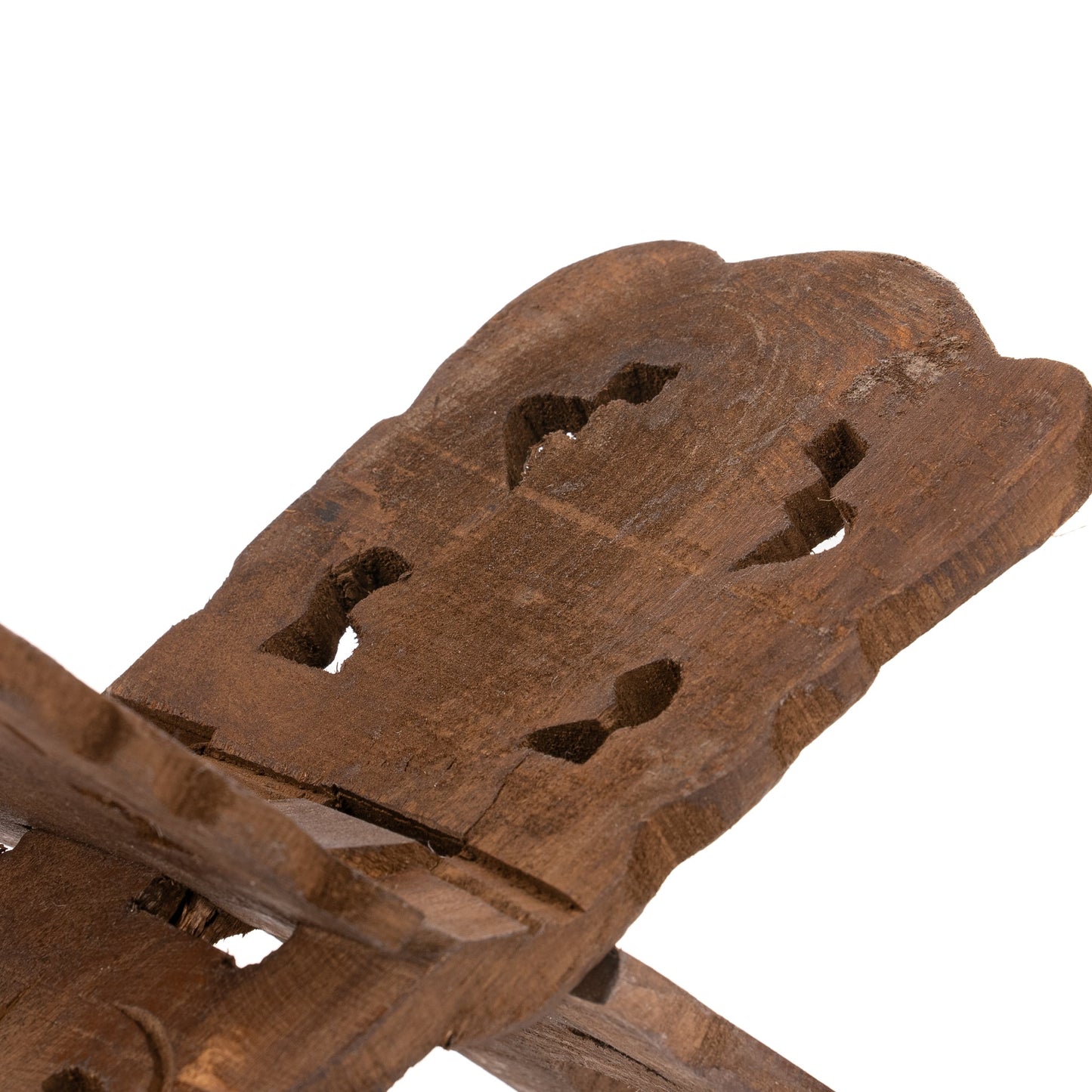 Porta libri in legno di recupero Vancel