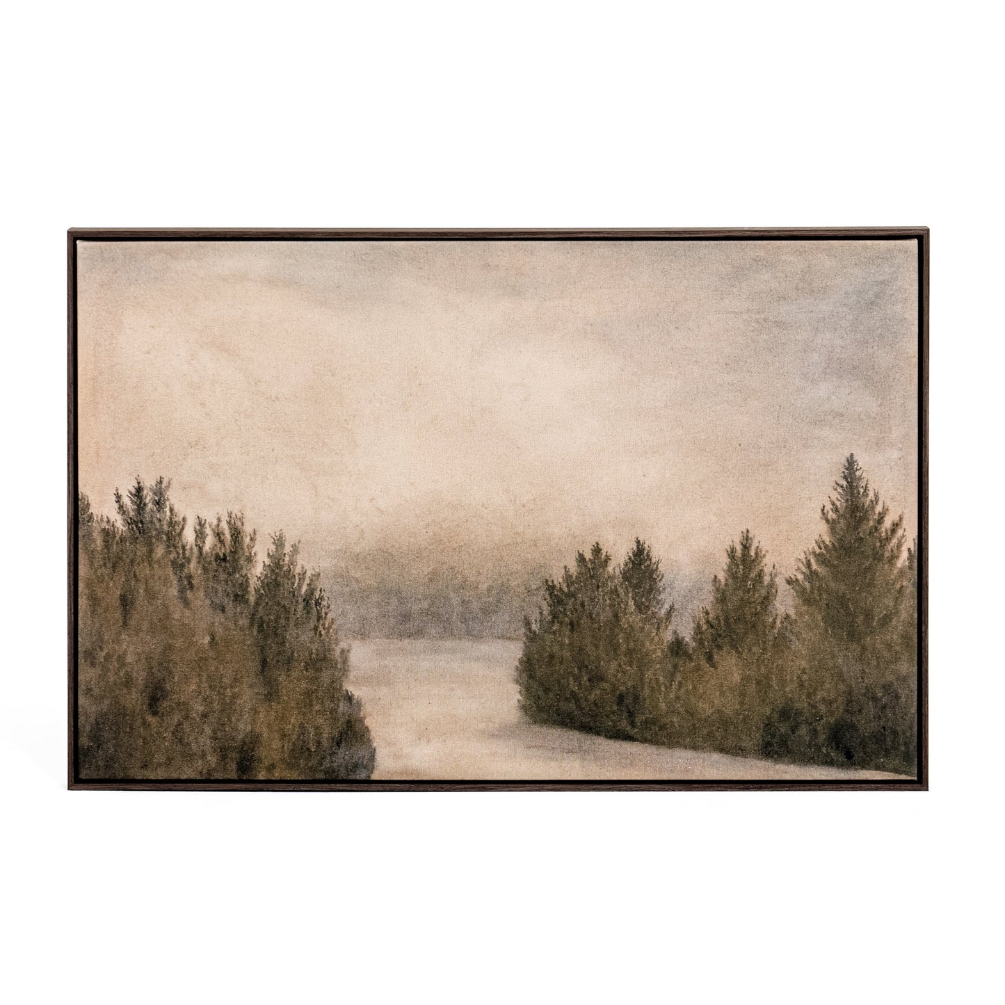 Of The Woods di Tenaya Wickstrand, 41 x 26,5, cornice galleggiante Espresso