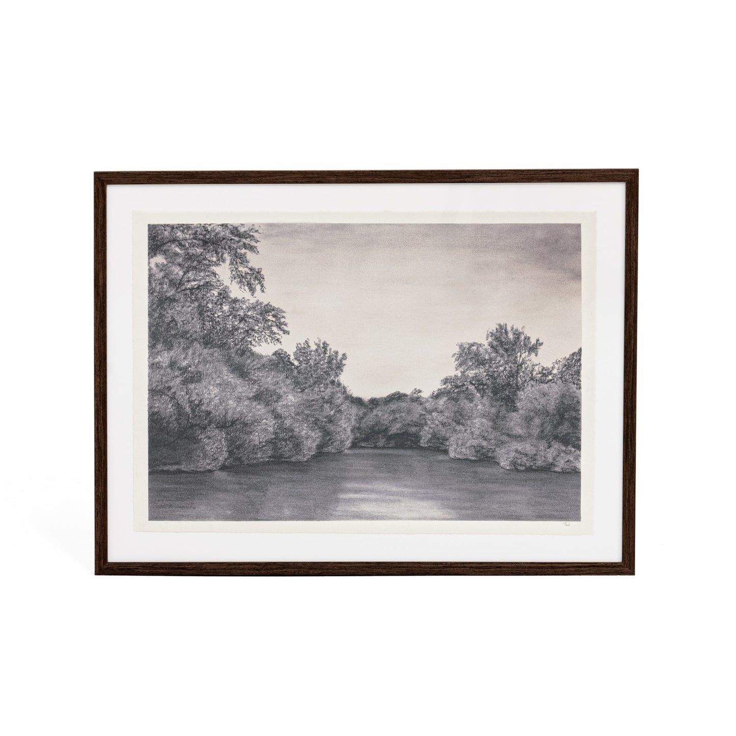 The Absence Of di Tenaya Wickstrand, 37 x 29,5, cornice Espresso