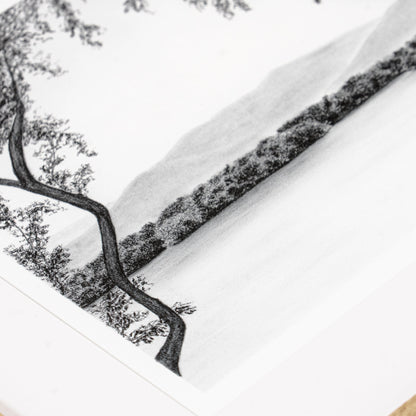 Amist II di Tenaya Wickstrand, 13 x 15, cornice in rovere bianco