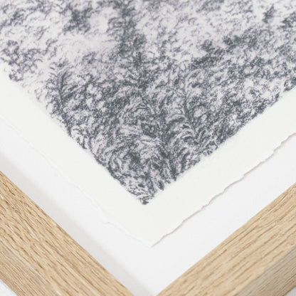 Reverie II di Tenaya Wickstrand, 15,5 x 31, cornice in rovere bianco