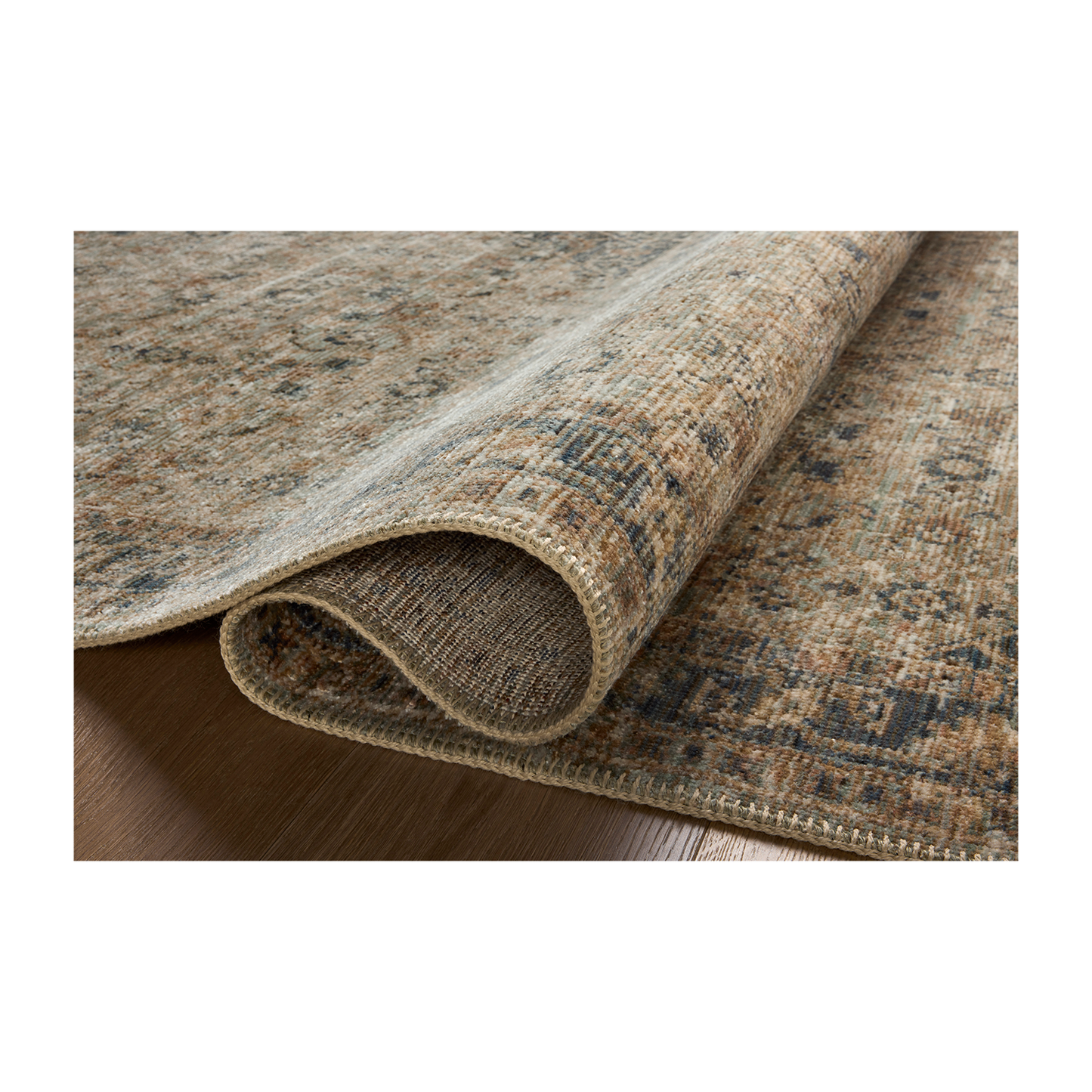 Heritage - Tappeto salvia/blu navy