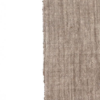 Coperta bicolore in cotone filato a mano color carbone