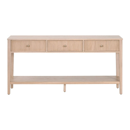 Tavolo consolle Rowan a 3 cassetti
