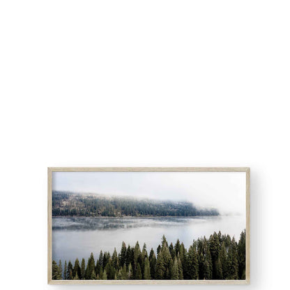 Nebbia mattutina sul lago Tahoe di Carly Tabak