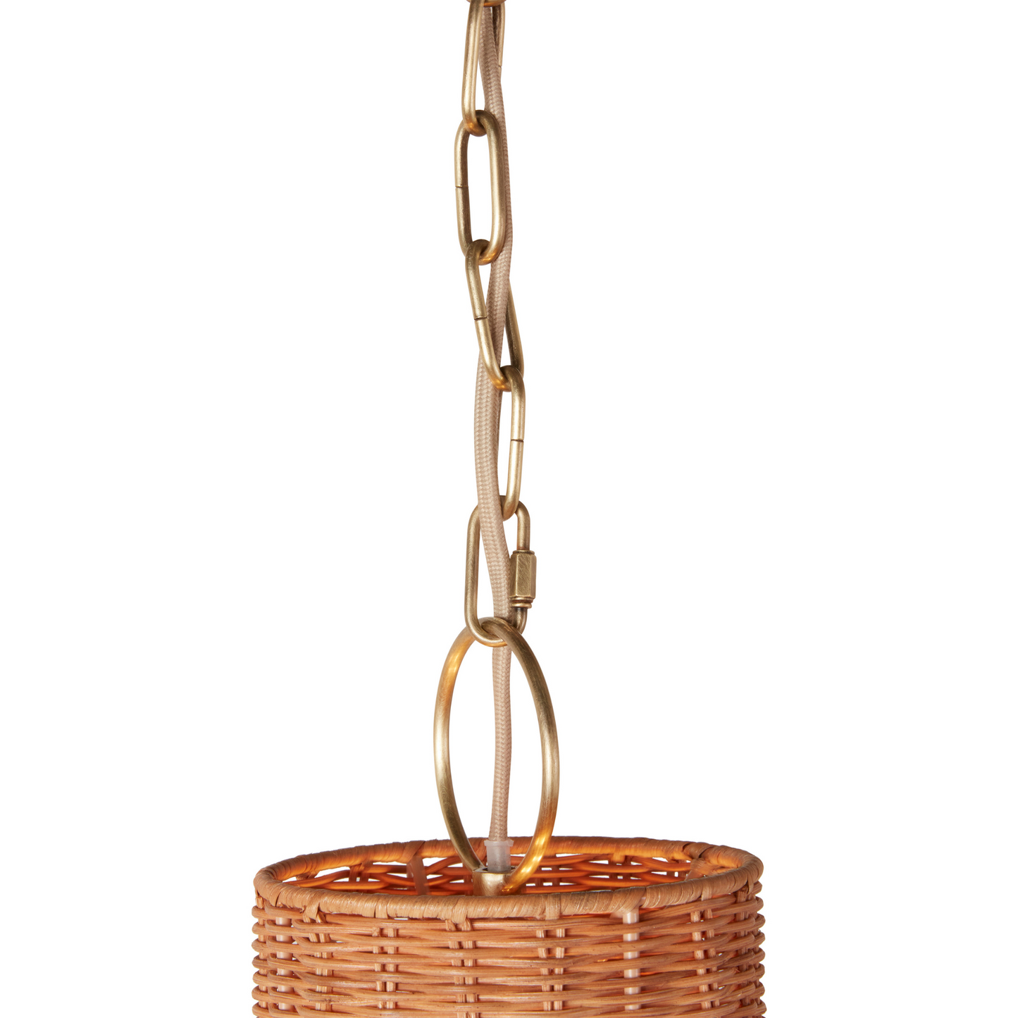 Lampadario in rattan Ima