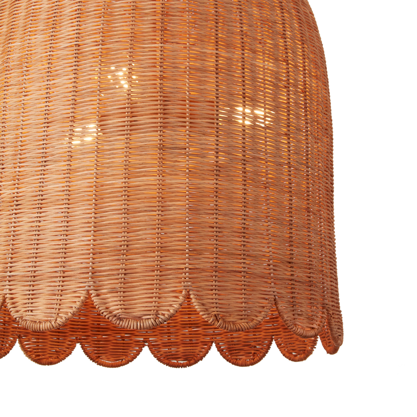 Lampadario in rattan Ima