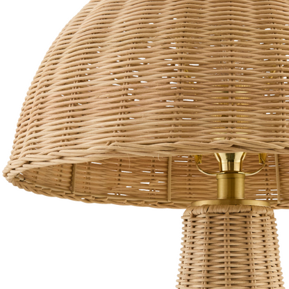 Lampada da tavolo in terracotta Ione