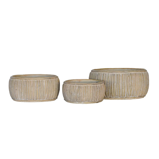 Fioriera in finto rattan Finley