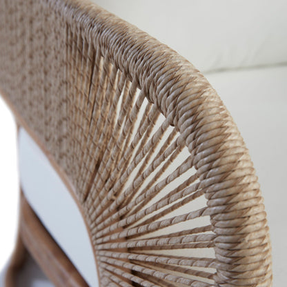 Poltrona Glen Ellen in tessuto Pure Salt x Woven