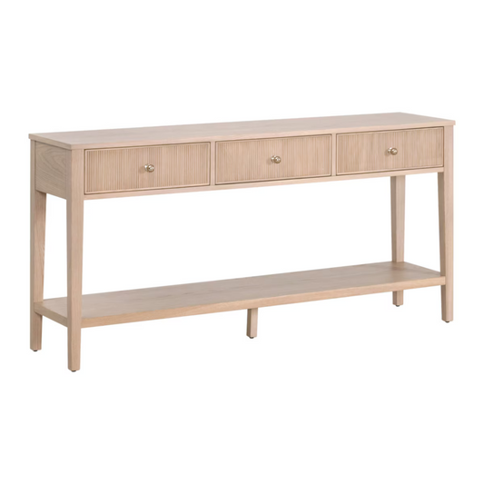Tavolo consolle Rowan a 3 cassetti
