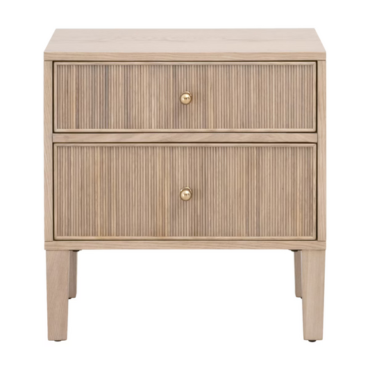 Comodino Rowan a 2 cassetti