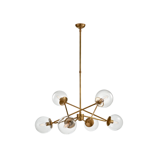 Lampadario dinamico grande Turenne