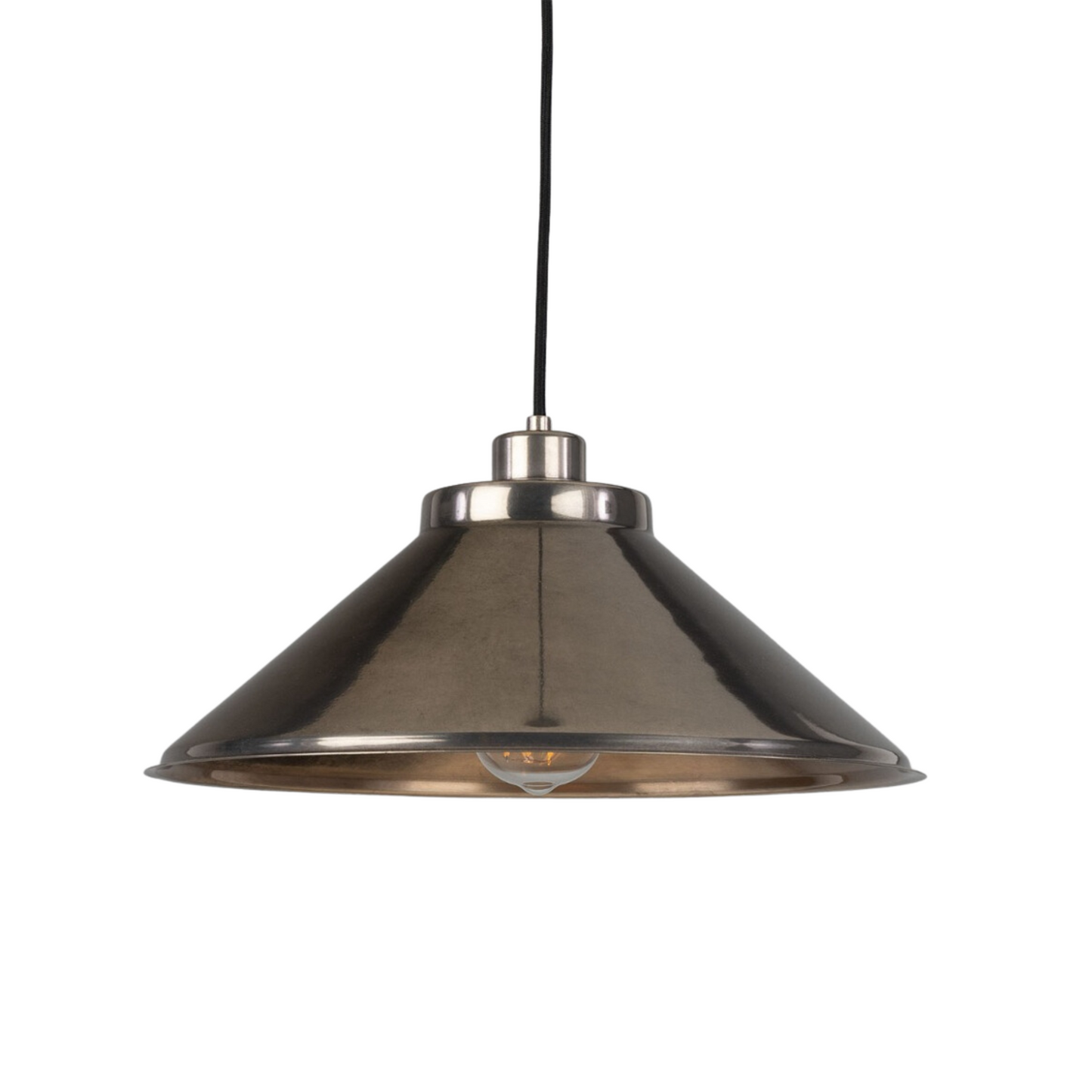 Lampada a sospensione Rider Vintage in ottone