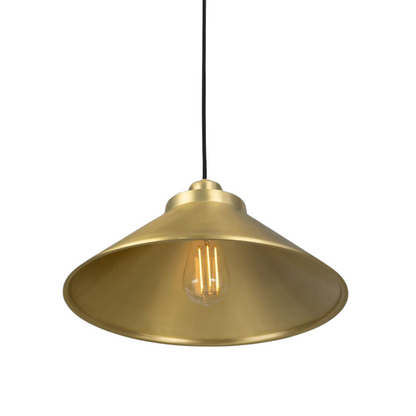 Lampada a sospensione Rider Vintage in ottone