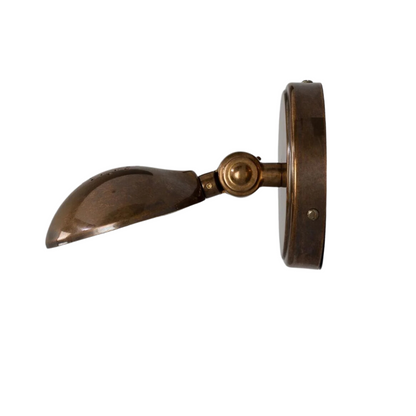 Applique da parete vintage regolabile in ottone Saba