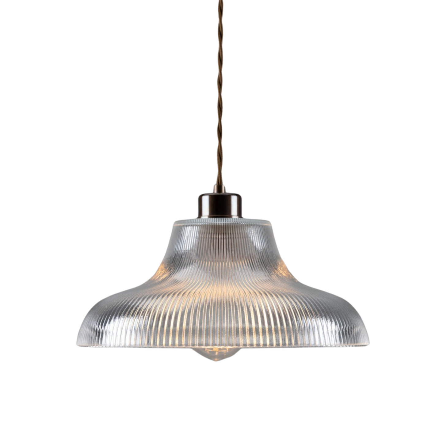 Lampada a sospensione in vetro Abram