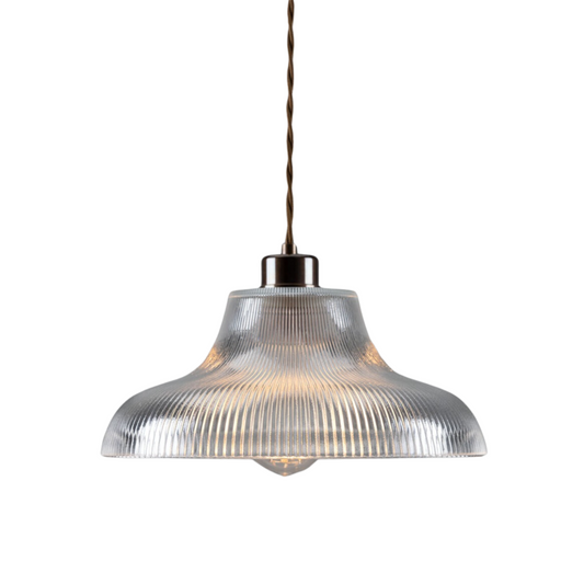 Lampada a sospensione in vetro Abram