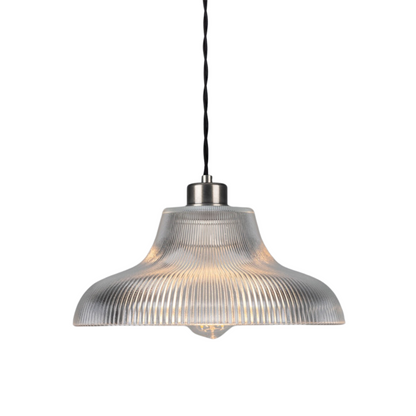 Lampada a sospensione in vetro Abram