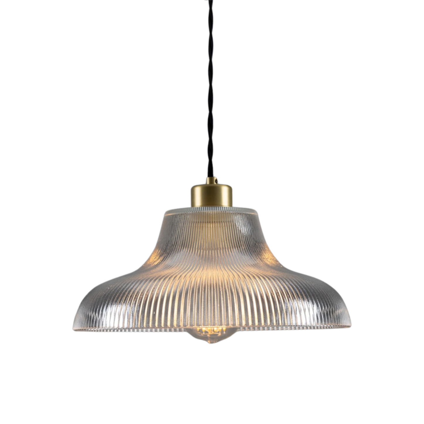 Lampada a sospensione in vetro Abram