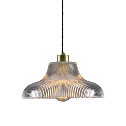 Lampada a sospensione in vetro Abram
