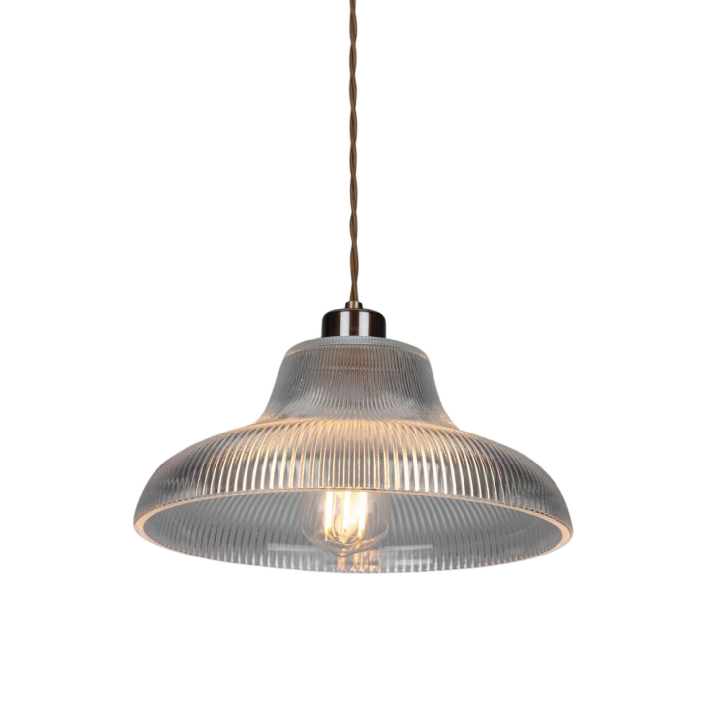 Lampada a sospensione in vetro Abram